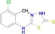 5-[(3-chloro-2-methylphenyl)amino]-2,3-dihydro-1,3,4-thiadiazole-2-thione