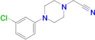 2-[4-(3-chlorophenyl)piperazin-1-yl]acetonitrile