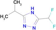 3-(difluoromethyl)-5-(propan-2-yl)-4H-1,2,4-triazole