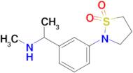 2-{3-[1-(methylamino)ethyl]phenyl}-1,2-thiazolidine-1,1-dione