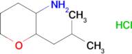 2-(2-Methylpropyl)oxan-3-amine hydrochloride