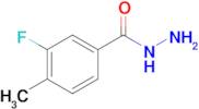 3-Fluoro-4-methylbenzohydrazide