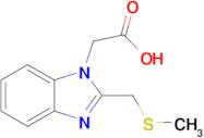 2-{2-[(methylsulfanyl)methyl]-1h-1,3-benzodiazol-1-yl}acetic acid