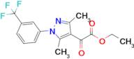 Ethyl 2-{3,5-dimethyl-1-[3-(trifluoromethyl)phenyl]-1h-pyrazol-4-yl}-2-oxoacetate