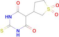 5-(1,1-Dioxo-1lambda6-thiolan-3-yl)-2-sulfanylidene-1,3-diazinane-4,6-dione