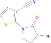 2-(3-Bromo-2-oxopyrrolidin-1-yl)thiophene-3-carbonitrile