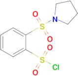 2-(Pyrrolidine-1-sulfonyl)benzene-1-sulfonyl chloride