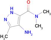 4-amino-N,N,3-trimethyl-1H-pyrazole-5-carboxamide