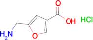 5-(Aminomethyl)furan-3-carboxylic acid hydrochloride