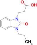 3-(2-Oxo-3-propyl-2,3-dihydro-1h-1,3-benzodiazol-1-yl)propanoic acid