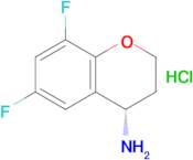 (4s)-6,8-Difluoro-3,4-dihydro-2h-1-benzopyran-4-amine hydrochloride