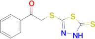 1-phenyl-2-[(5-sulfanylidene-4,5-dihydro-1,3,4-thiadiazol-2-yl)sulfanyl]ethan-1-one