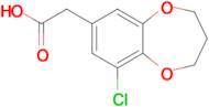 2-(9-Chloro-3,4-dihydro-2h-1,5-benzodioxepin-7-yl)acetic acid