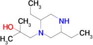 1-(2,5-Diethylpiperazin-1-yl)-2-methylpropan-2-ol