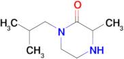 3-Methyl-1-(2-methylpropyl)piperazin-2-one