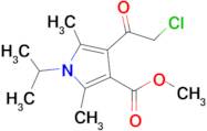 Methyl 4-(2-chloroacetyl)-2,5-dimethyl-1-(propan-2-yl)-1h-pyrrole-3-carboxylate