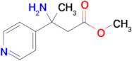 Methyl 3-amino-3-(pyridin-4-yl)butanoate