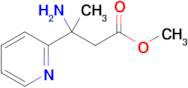 Methyl 3-amino-3-(pyridin-2-yl)butanoate