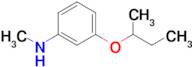 3-(Butan-2-yloxy)-n-methylaniline