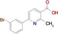 6-(3-Bromophenyl)-2-methylpyridine-3-carboxylic acid