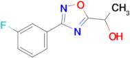1-[3-(3-fluorophenyl)-1,2,4-oxadiazol-5-yl]ethan-1-ol