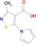 3-Methyl-5-(1h-pyrrol-1-yl)-1,2-thiazole-4-carboxylic acid