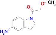 1-(5-Amino-2,3-dihydro-1h-indol-1-yl)-2-methoxyethan-1-one