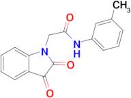 2-(2,3-Dioxo-2,3-dihydro-1h-indol-1-yl)-n-(3-methylphenyl)acetamide