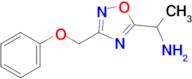 1-[3-(phenoxymethyl)-1,2,4-oxadiazol-5-yl]ethan-1-amine