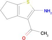 1-(2-Amino-5,6-dihydro-4H-cyclopenta[b]thien-3-yl)ethanone