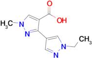 3-(1-Ethyl-1h-pyrazol-4-yl)-1-methyl-1h-pyrazole-4-carboxylic acid