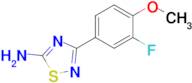 3-(3-Fluoro-4-methoxyphenyl)-1,2,4-thiadiazol-5-amine