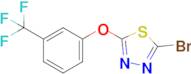 2-Bromo-5-[3-(trifluoromethyl)phenoxy]-1,3,4-thiadiazole