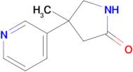 4-Methyl-4-(pyridin-3-yl)pyrrolidin-2-one