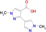 1-Methyl-3-(1-methyl-1h-pyrazol-4-yl)-1h-pyrazole-4-carboxylic acid