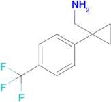 {1-[4-(trifluoromethyl)phenyl]cyclopropyl}methanamine