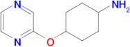 4-(Pyrazin-2-yloxy)cyclohexan-1-amine