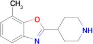 7-Methyl-2-(piperidin-4-yl)-1,3-benzoxazole