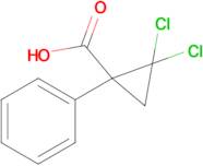 2,2-Dichloro-1-phenylcyclopropane-1-carboxylic acid