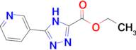 ethyl 5-(pyridin-3-yl)-4H-1,2,4-triazole-3-carboxylate