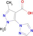 1,3-Dimethyl-5-(1h-1,2,4-triazol-1-yl)-1h-pyrazole-4-carboxylic acid