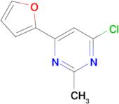 4-Chloro-6-(2-furyl)-2-methylpyrimidine