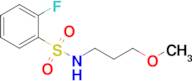 2-Fluoro-n-(3-methoxypropyl)benzene-1-sulfonamide