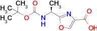 2-[(1S)-1-[[(1,1-Dimethylethoxy)carbonyl]amino]ethyl]-4-oxazolecarboxylic acid