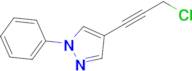 4-(3-Chloroprop-1-yn-1-yl)-1-phenyl-1h-pyrazole