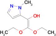 2,2-diethoxy-1-(1-methyl-1H-pyrazol-5-yl)ethen-1-ol