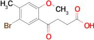 4-(5-Bromo-2-methoxy-4-methylphenyl)-4-oxobutanoic acid