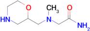 2-{methyl[(morpholin-2-yl)methyl]amino}acetamide