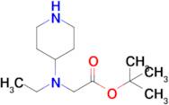 Tert-butyl 2-[ethyl(piperidin-4-yl)amino]acetate