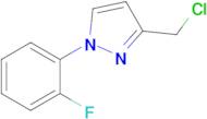 3-(Chloromethyl)-1-(2-fluorophenyl)-1h-pyrazole